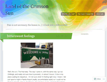 Tablet Screenshot of crimsonsun.wordpress.com