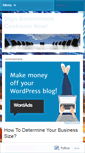 Mobile Screenshot of contractwithgovernment.wordpress.com