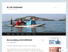 Tablet Screenshot of alifeunlimited.wordpress.com