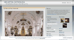 Desktop Screenshot of helvetiacatholica.wordpress.com