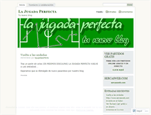 Tablet Screenshot of lajugadaperfecta.wordpress.com
