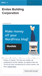 Mobile Screenshot of erotasbuildingcorporation.wordpress.com
