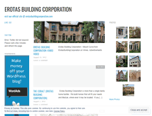 Tablet Screenshot of erotasbuildingcorporation.wordpress.com