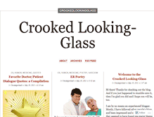 Tablet Screenshot of crookedlookingglass.wordpress.com