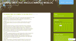 Desktop Screenshot of angelicmagick.wordpress.com