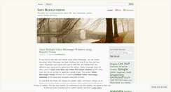 Desktop Screenshot of lifereflectionsblog.wordpress.com