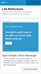Mobile Screenshot of lifereflectionsblog.wordpress.com
