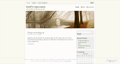 Desktop Screenshot of lljfthoughts.wordpress.com