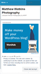 Mobile Screenshot of matthewwatkinsphotography.wordpress.com