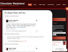 Tablet Screenshot of chocolatewasteland.wordpress.com