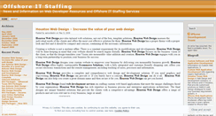 Desktop Screenshot of offshoreitstaffing.wordpress.com