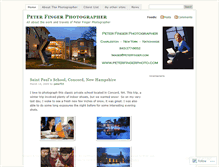 Tablet Screenshot of peterfingerphotos.wordpress.com