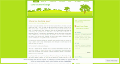 Desktop Screenshot of lunasloosechange.wordpress.com