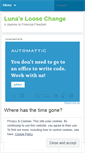 Mobile Screenshot of lunasloosechange.wordpress.com