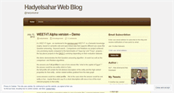 Desktop Screenshot of hadyelsahar.wordpress.com