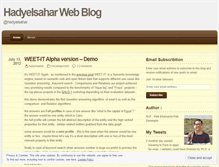 Tablet Screenshot of hadyelsahar.wordpress.com