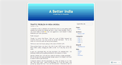 Desktop Screenshot of abetterindia.wordpress.com