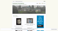 Desktop Screenshot of literarylingerings.wordpress.com