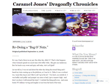 Tablet Screenshot of carameljones.wordpress.com