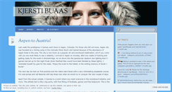 Desktop Screenshot of kjerstibuaas.wordpress.com