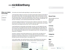 Tablet Screenshot of nickandbethany.wordpress.com