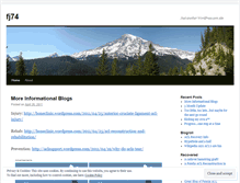 Tablet Screenshot of fj74.wordpress.com