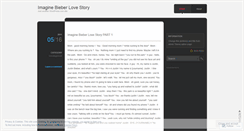 Desktop Screenshot of jbiebslovestory.wordpress.com