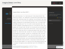 Tablet Screenshot of jbiebslovestory.wordpress.com