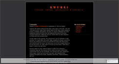 Desktop Screenshot of kwurki.wordpress.com