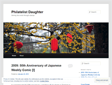 Tablet Screenshot of philatelistdaughter.wordpress.com