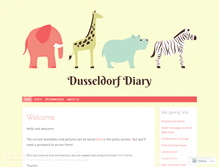 Tablet Screenshot of dusseldorfdiary.wordpress.com