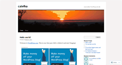 Desktop Screenshot of catefka.wordpress.com