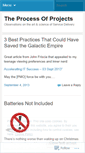 Mobile Screenshot of processofprojects.wordpress.com