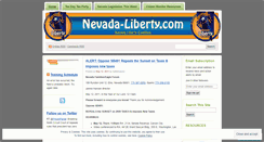 Desktop Screenshot of nevadaliberty.wordpress.com