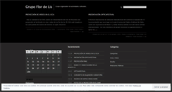 Desktop Screenshot of grupoflordelis.wordpress.com