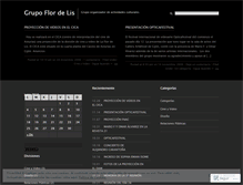 Tablet Screenshot of grupoflordelis.wordpress.com