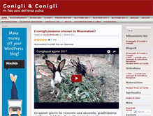 Tablet Screenshot of conigliopoli.wordpress.com