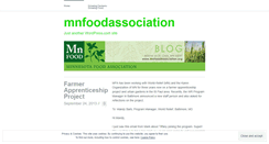 Desktop Screenshot of mnfoodassociation.wordpress.com