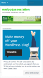 Mobile Screenshot of mnfoodassociation.wordpress.com