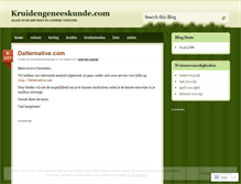Tablet Screenshot of kruidengeneeskunde.wordpress.com