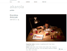 Tablet Screenshot of akarola.wordpress.com