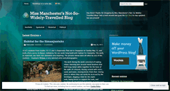 Desktop Screenshot of missmanchester.wordpress.com