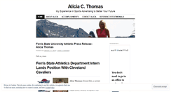 Desktop Screenshot of aliciacthomas.wordpress.com