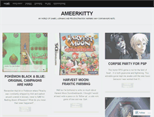 Tablet Screenshot of ameerkitty.wordpress.com