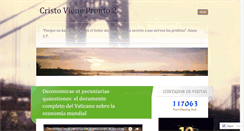 Desktop Screenshot of cristovienepronto2.wordpress.com