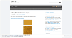 Desktop Screenshot of loomart.wordpress.com