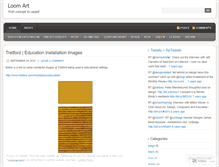 Tablet Screenshot of loomart.wordpress.com