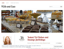 Tablet Screenshot of peasandcues.wordpress.com