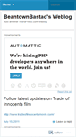 Mobile Screenshot of beantownbastad.wordpress.com
