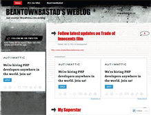 Tablet Screenshot of beantownbastad.wordpress.com